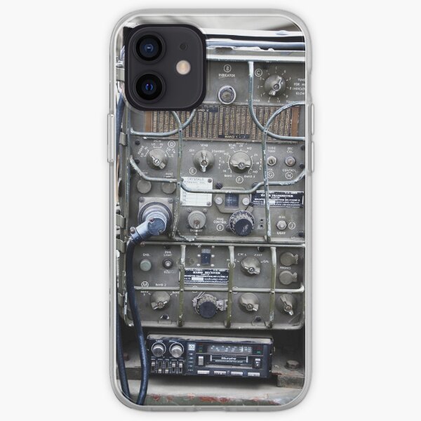 Vintage Military radio , US Army Signal corps , WWII iPhone Soft Case