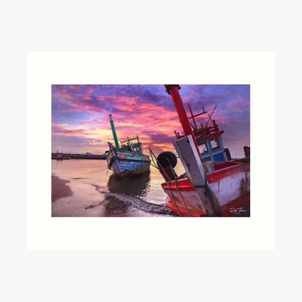 Item preview, Thai Fishing Boats designed and sold by Russell Thorne.