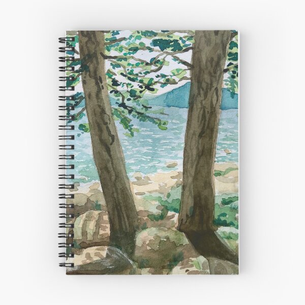 Aperçu de l'œuvre Des arbres au bord de l'océan créée et vendue par commanderflower.