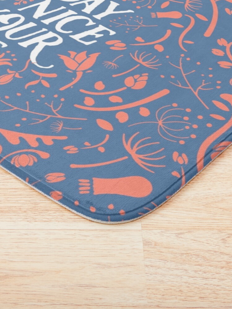 Alternate view of Hope Your Day Is As Nice As Your Butt (Blue Version) Bath Mat