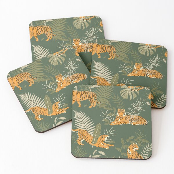 Item preview, Tiger in the Jungle Pattern designed and sold by bullshirter.