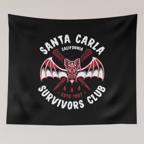 Item preview, Santa Carla Survivors Club - Vampire Hunter - Retro 80s Horror designed and sold by Nemons.
