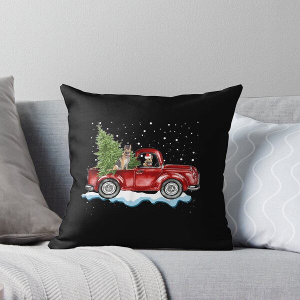 Item preview, German Shepherd Pickup Truck Christmas designed and sold by mattwalsh1419.