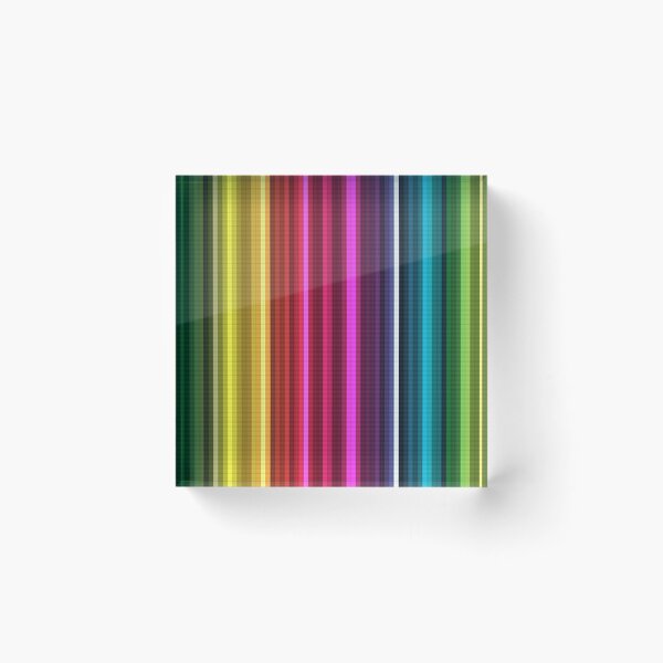 Item preview, Vertical Rainbow Canvas Stripes designed and sold by SerpentSkyArts.