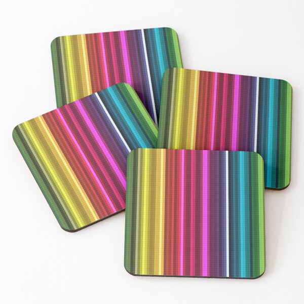 Item preview, Vertical Rainbow Canvas Stripes designed and sold by SerpentSkyArts.