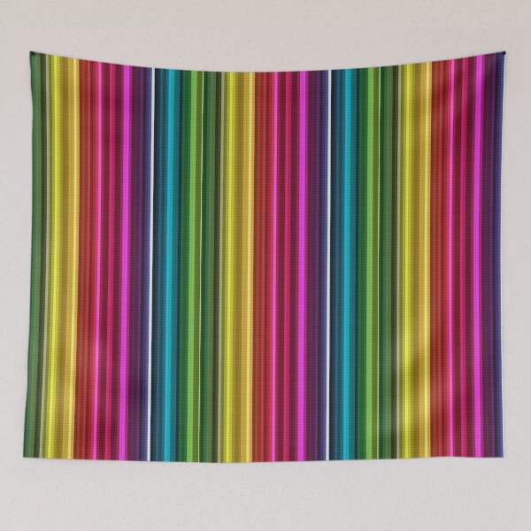 Item preview, Vertical Rainbow Canvas Stripes designed and sold by SerpentSkyArts.