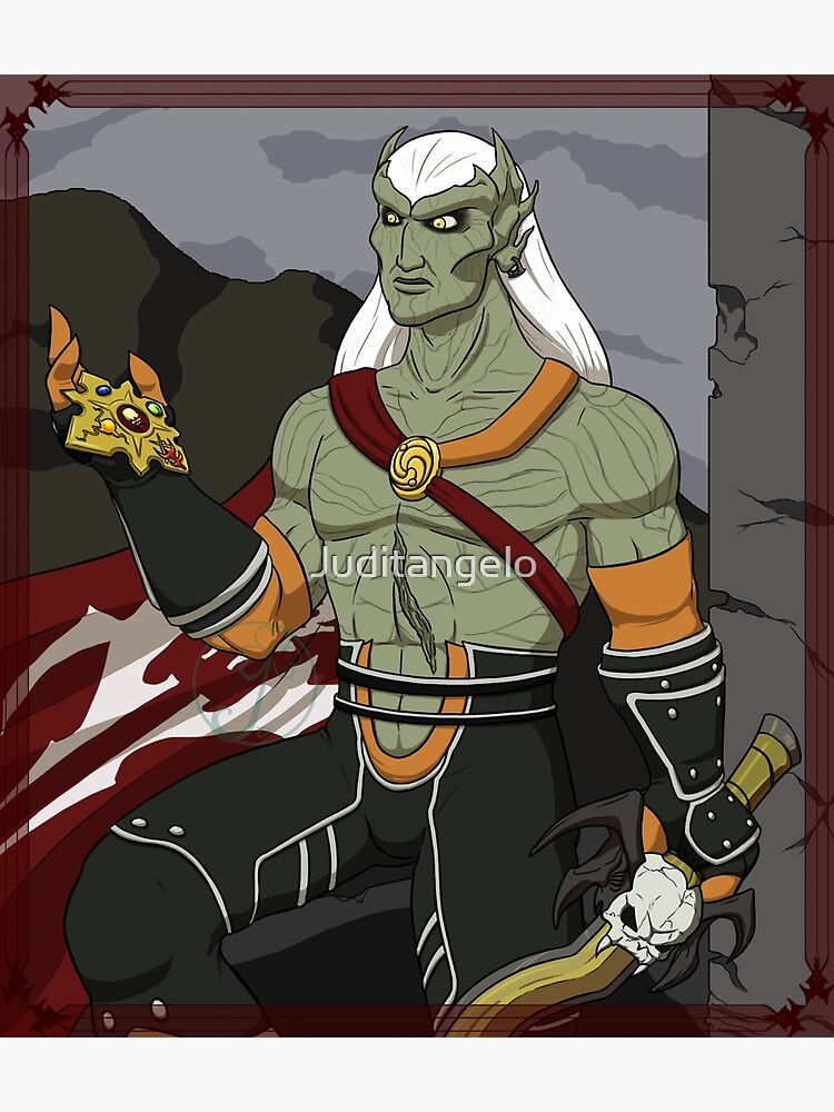 Póster Kain El Guardián Del Equilibrio Y El Rey Vampiro De Juditangelo Redbubble 8661