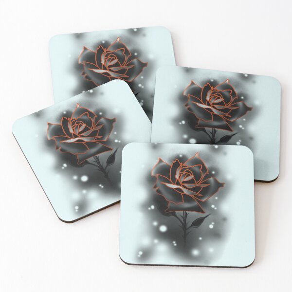 Item preview, Black Traditional rose with distressed background designed and sold by Blacklinesw9.