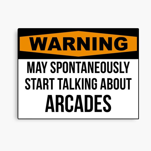 Arcade Gaming Quote Canvas Prints Redbubble