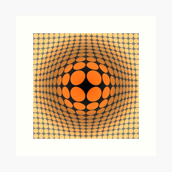 Aperçu de l'œuvre Victor Vasarely Hommage 5 créée et vendue par Nicolas Roughton.