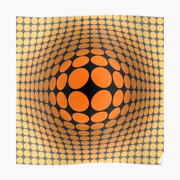 Victor Vasarely Hommage 5 Poster