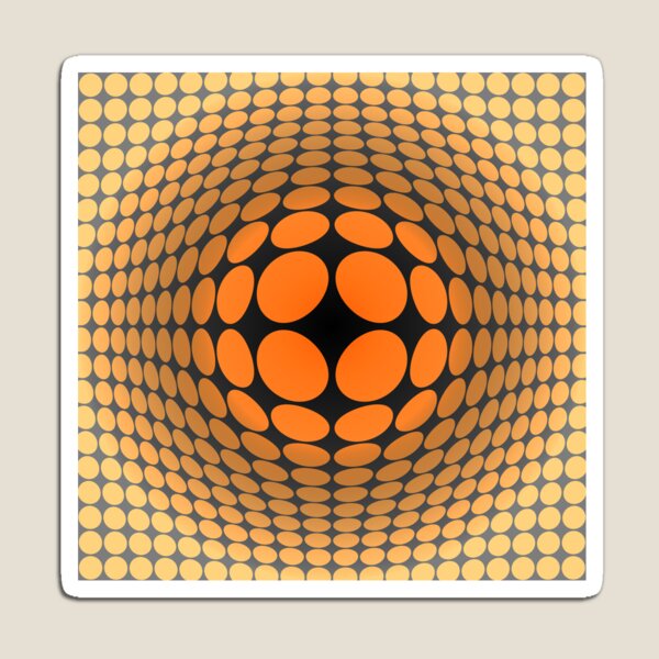 Victor Vasarely Homage 5 Magnet