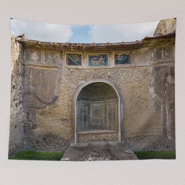 Item preview, Herculaneum House - Elegant Arched Alcove and Mosaic Wall Art designed and sold by Georgia Mizuleva.