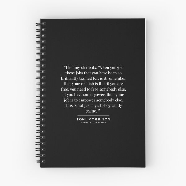Item preview, 30 | Toni Morrison Quotes | 190808 |Black designed and sold by QuotesGalore.