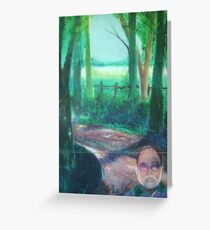 In the deep dark wood .... Greeting Card