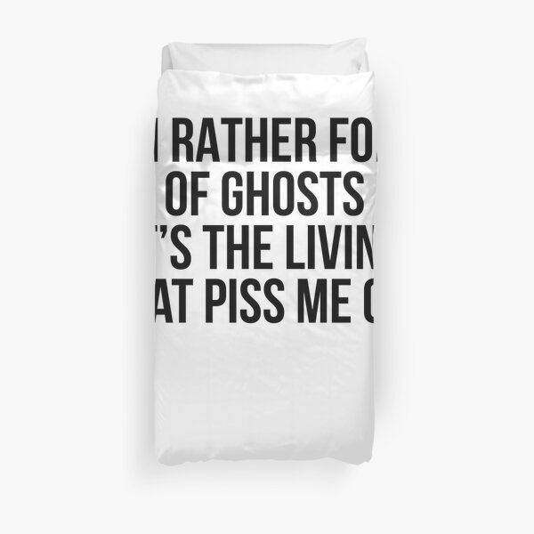 Fond of Ghosts Duvet Cover