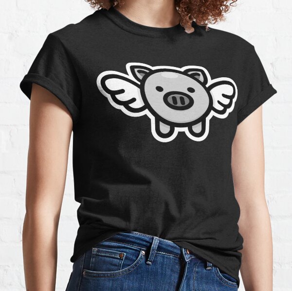 When Pigs Fly: Grey Classic T-Shirt