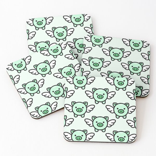 Item preview, When Pigs Fly: Green designed and sold by Red Wolf.