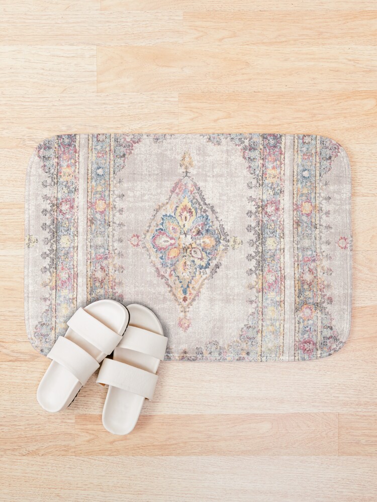 " Antique Persian rug" Bath Mat for Sale by ghjura Redbubble