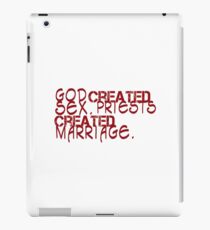 funny humor slogan iPad Case/Skin