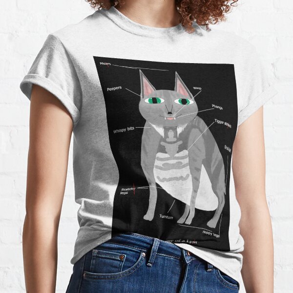 Lynx (with text) Classic T-Shirt