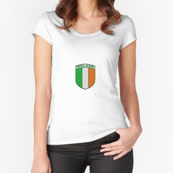 Ireland Shield Fitted Scoop T-Shirt