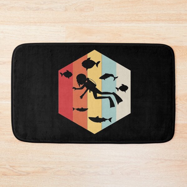 Item preview, Retro Scuba Diver Silhouette  designed and sold by Whynot123.