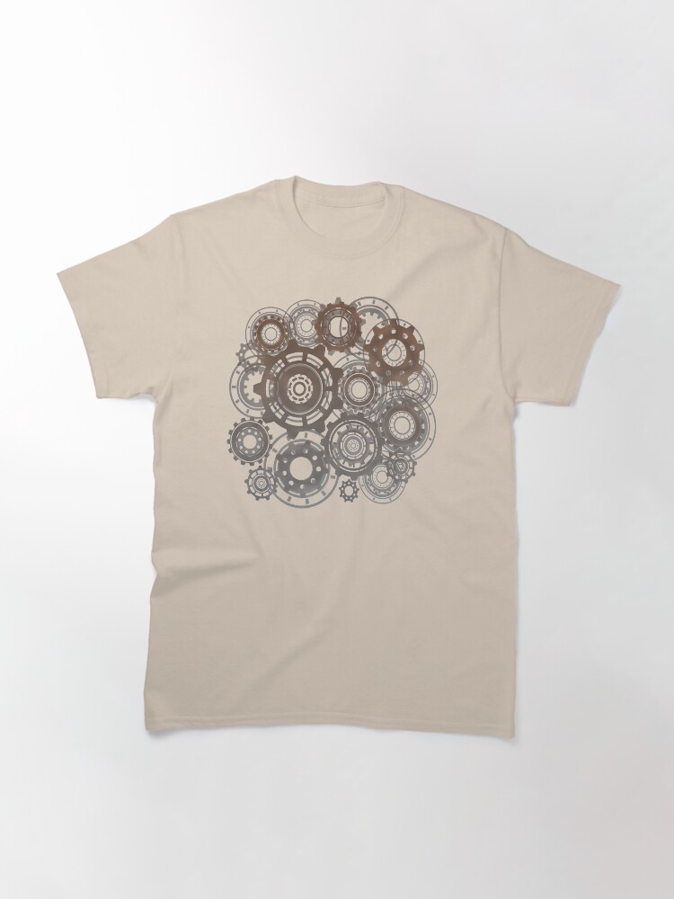 Alternate view of Steampunk Gears Cogs Clockwork Print Classic T-Shirt
