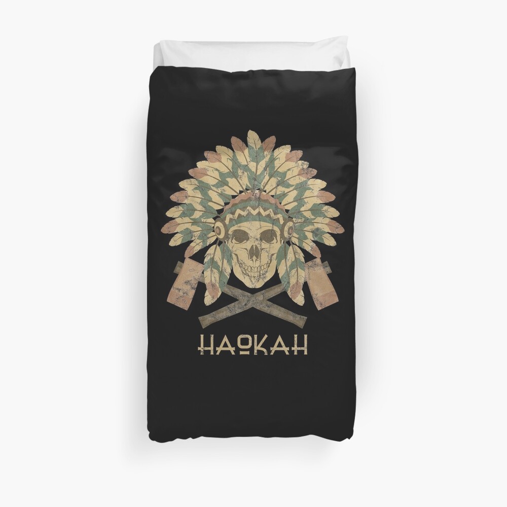 Haokah Empath Native American Sacred Clown Duvet Cover