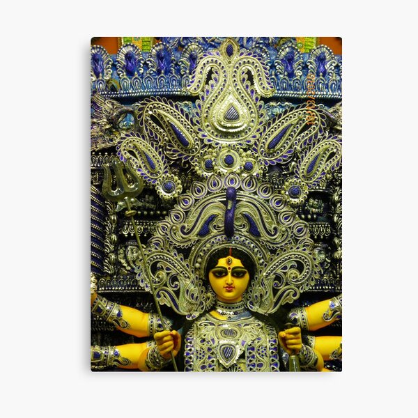 Durga Puja, Ballygunge Cultural Association, Ballygunge, Kolkata, India Canvas Print