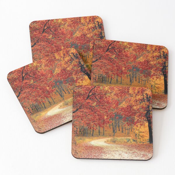 Item preview, Colorful Autumn Trees designed and sold by Strawflower Oasis.
