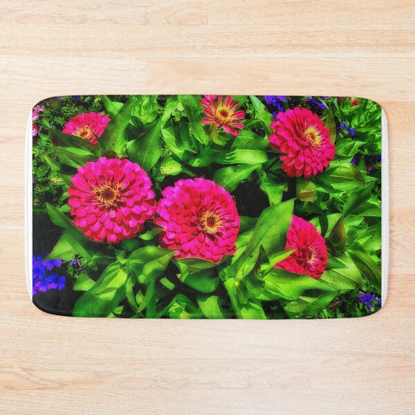 Item preview, Red Zinnias designed and sold by James DeFazio.