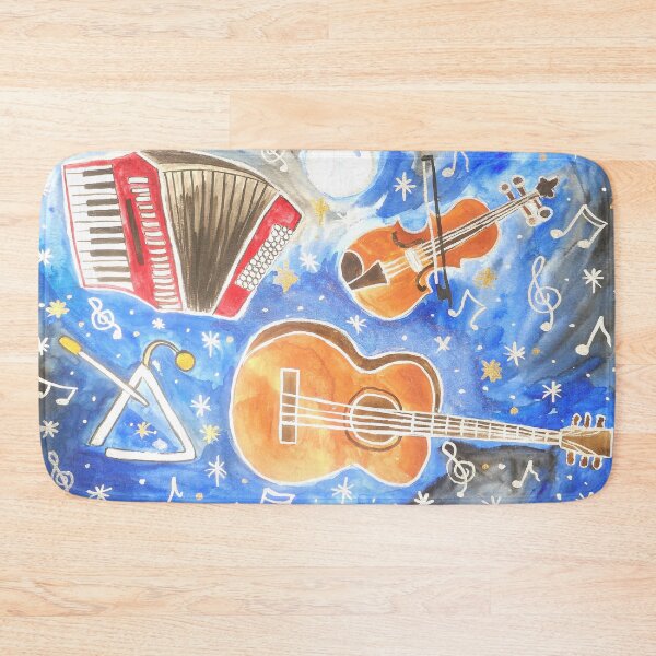Item preview, Musical Instruments in a Stary Sky designed and sold by Casimirasart.
