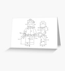 Lego Man Greeting Card