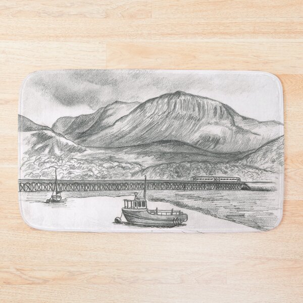Item preview, View of Cader Idris from Barmouth designed and sold by mindgoop.