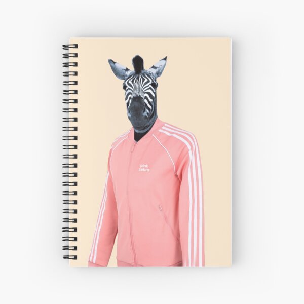 Pink zebra Spiral Notebook