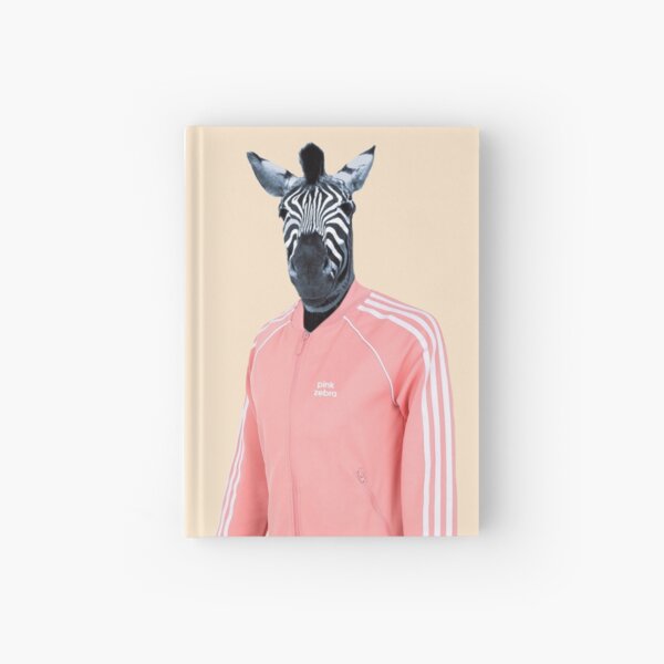 Pink zebra Hardcover Journal