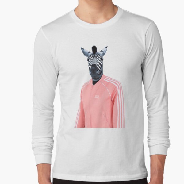 Pink zebra Long Sleeve T-Shirt