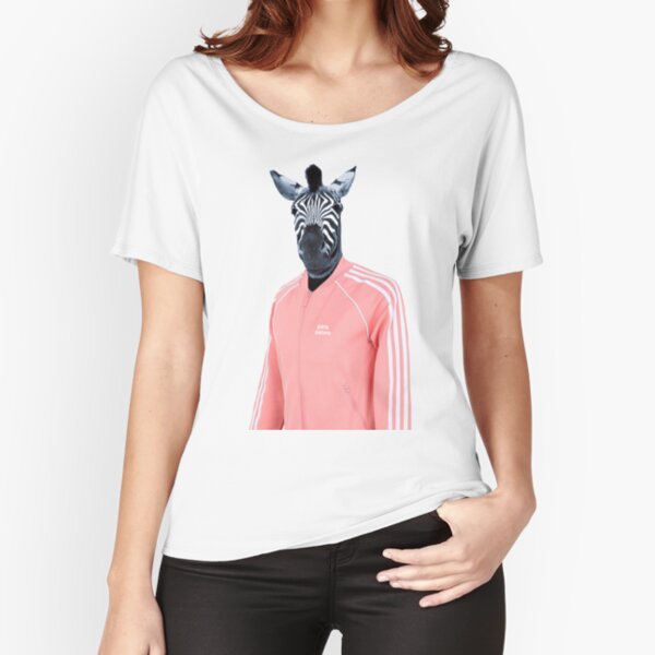 Pink zebra Relaxed Fit T-Shirt