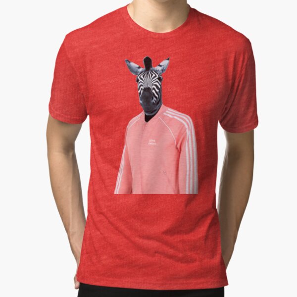 Pink zebra Tri-blend T-Shirt