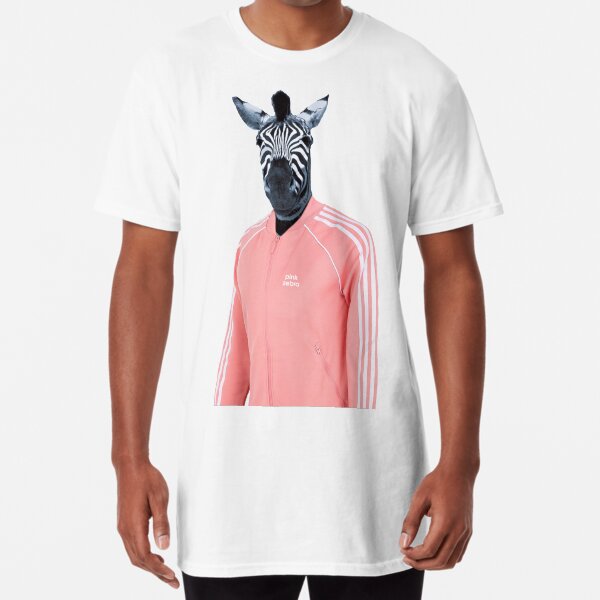Pink zebra Long T-Shirt