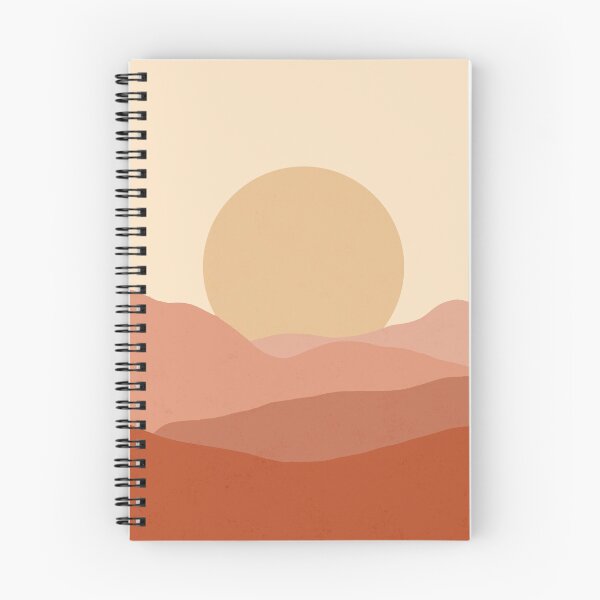 Item preview, Minimalist Landscape Earth Tones Design | muted tones designed and sold by trajeado14.