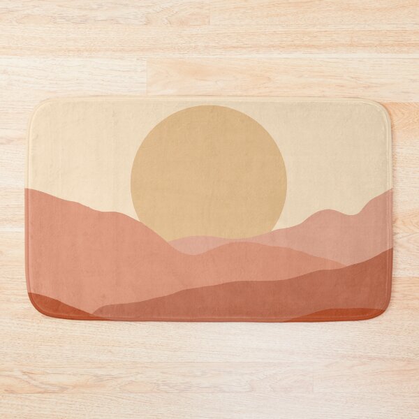 Item preview, Minimalist Landscape Earth Tones Design | muted tones designed and sold by trajeado14.