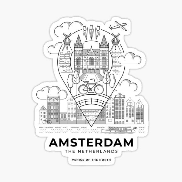 Amsterdam Sticker