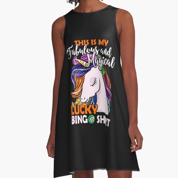 Item preview, Magical Unicorn Bingo print for a Lottery and Bingo Player designed and sold by biNutz.
