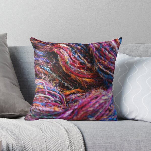 Sari Silk Throw Pillow