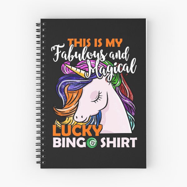 Item preview, Magical Unicorn Bingo print for a Lottery and Bingo Player designed and sold by biNutz.