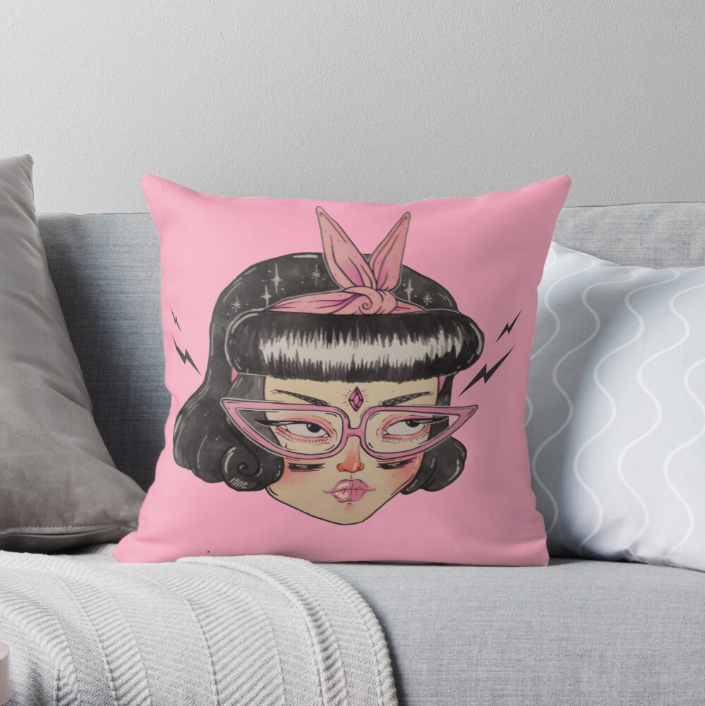 Item preview, Throw Pillow designed and sold by lOll3.