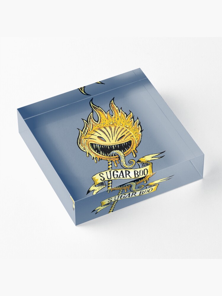 Alternate view of evil lollipop Acrylic Block