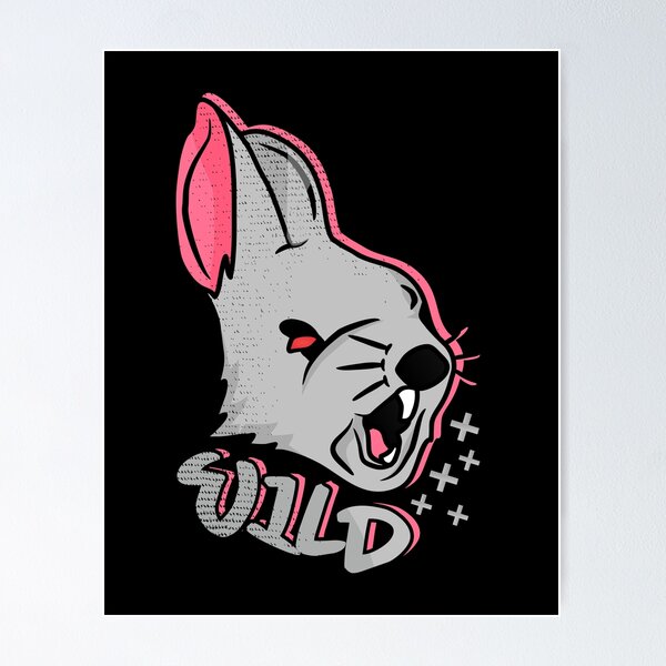 Screaming Rabbit Meme Posters for Sale | Redbubble